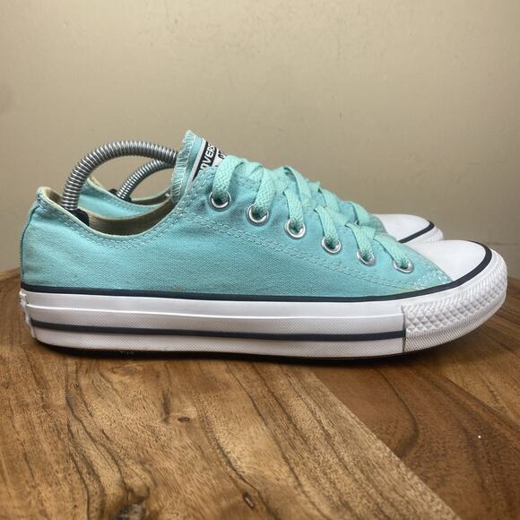 Converse Chuck Taylor All Star Ox Beach Glass Womens Mint Green Size 8 Shoes - Picture 1 of 9